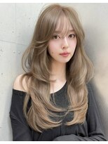 ノラ ヘアーサロン(NORA HAIR SALON) ナチュラル小顔前髪あり後れ毛サイドバング結べるボブくびれヘア