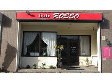 ヘアロッソ (hair ROSSO)の雰囲気（赤い看板が目印です☆）