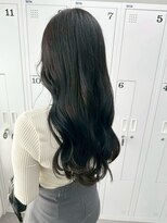 イロウ 山口どうもん店(IROW) 韓国ヘア/レイヤーカット/ダークアッシュ/ブリーチなし
