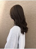 ブリーチなしダブルカラー！オリーブベージュカラー