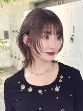 メゾンアクア 表参道(Maison ACQUA) Yレイヤーボブ/ミディアムハッシュカット/シャギー/レイヤー