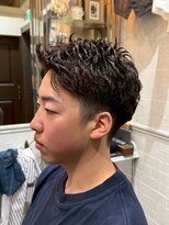ルドローブラントオオサカ(LUDLOW BLUNT Osaka) 【LUDLOW BLUNT】フェードカット バーバー 爽やかビジネスヘア