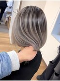 結んでキマるバレイヤージュ