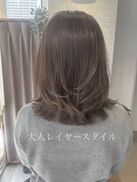 フリック 堺東店(FLICK)&nbsp;大人レイヤー/オリーブベージュ/イルミナカラー/堺東