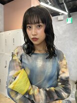 アマーク(a mark) 【能田花音】オリーブカラーで透明感カラー