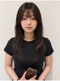 福井/大和田/レイヤースタイル/グレージュカラー/ツヤ感カラー