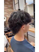 ヴィサージュクルー(VISAGE crew)&nbsp;柔らかい質感で仕上げたメンズパーマスタイル！