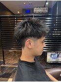 アップバングショート