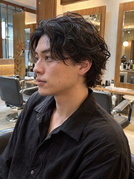 テーラヘアー 我孫子店(TELA HAIR) 《こなれ感》強め質感の巻きパーマ