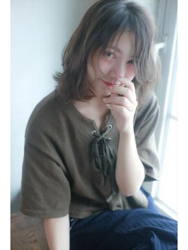 ミンクス 青山店(MINX) 【MINX松下】矢野未希子さん風 外国人風ナチュラルロブ