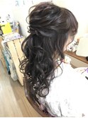 ゆるふわハーフアップアレンジ【立川南口/立川　ヘアアレンジ】