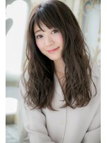 モッズ ヘア 福岡姪浜店(mod's hair)&nbsp;モーブカラーの小顔グラマラスロング