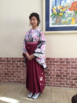 美容室 シャルドン ＊すっきり可愛いアップスタイル