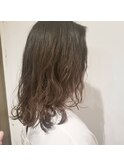 ツヤツヤミディアムパーマ