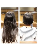 カシュカシュヘア(Cache-Cache hair)&nbsp;ロングからショートボブへ！～ばっさりヘアスタイル～
