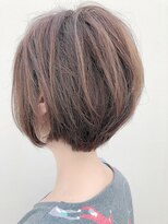 ルーファス 恵比寿 渋谷(Ruufus)&nbsp;40代大人女性耳かけ丸みショートボブ【Ruufus恵比寿渋谷】3159