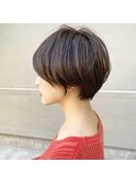 【Chill】大人かわいいホワイトアッシュクールショートパーマ