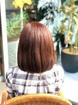 ベル(BELL)&nbsp;アヴェダカラーでオレンジブラウン☆