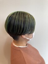 ヘアーアンドメイク アンジュ 中野店(Hair&Make ange) コントラストボブ