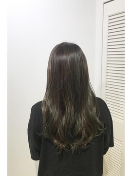 アドラーブル 松崎店(adorable) 20代30代★エレガントなツヤ感ラベンダーアッシュ×大人セミディ