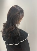 今流行りの韓国風巻きスタイル