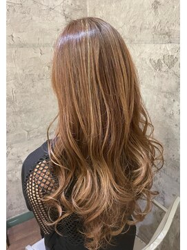 ブロッサム 富士見市 みずほ台(Blossom) ミルクティーベージュハイライト