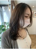 顔まわりレイヤースタイル