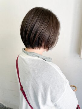 キャンバス バイ ネオリーブ 横浜西口(Canvas by neo.) 大人可愛い小顔丸みショートボブ　20代30代40代