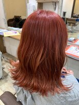 リッカヘアー(Ricca hair) 大人可愛い外ハネボブピンクブラウン ネオウルフ20代30代