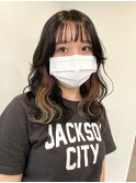 20代インナーカラーケアブリーチイヤリングカラーハイライト