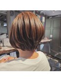 前下がりグラデーションボブ