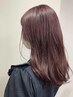 デザインカット+コスメティック縮毛矯正+リタッチカラー+3stepTr_￥15610