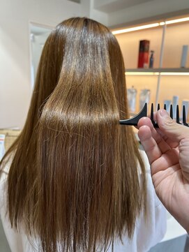 ヘアデザイン ディクト(hair design D.c.t) [当店最上級髪質改善]髪質改善弱酸性縮毛矯正+カット+TR 25000円
