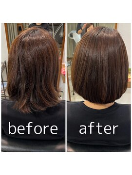 スピカ(SPICA) 【ケアカラーコース】お客様施術事例