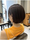 ミニボブ 髪質改善カラー