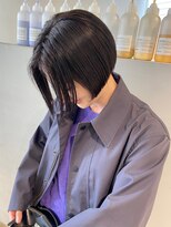 シテン(SITEN)&nbsp;前下がりのボブ/ブルーブラック