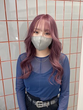 ペレ 渋谷(PELE) 前髪/マチルダボブ/ピンクベージュ/インナーグレージュ/渋谷