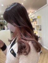 コワファースト  させぼ五番街店(COIFF1RST)&nbsp;ペールピンク×インナーカラー