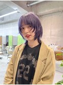 TAKE_ウルフカット　ラベンダーカラー