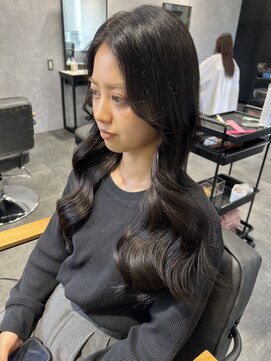 フィーネ 横浜(Fi -Ne) プルエクステで暗髪ロング!