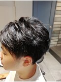 ツーブロ刈り上げ