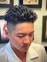 プレミアムバーバー 表参道店(PREMIUM BARBER produce by HIRO GINZA)&nbsp;パーマフェードスタイル