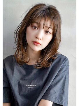 ギークス(GEEKS) 【GEEKS渋谷】伸ばしかけロング/春カラー/ウルフカット/20代30代