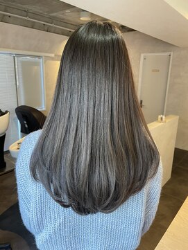 サンルーム(SUN room) ブリーチなしダブルカラー/ダブルカラー/くすみブラウン/moro