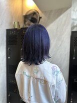 ヴァイス 渋谷店(VAICE)&nbsp;ネイビーブルー/ケアブリーチ/ミディアム