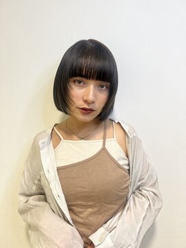 ニューヨークニューヨーク 大久保店(NYNY) ボブカット × 顔周りレイヤー