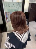 白髪ぼかしハイライト