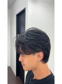 フェザーショート 毛流れパーマ