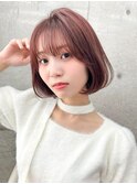 ボブ/ブリーチなし/髪質改善/イノアカラー/韓国ボブ/立川ボブ