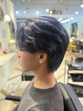 ラビスモア(Lovis moa) 上尾/ダブルカラー/ブリーチ無し/白髪ぼかし/韓国